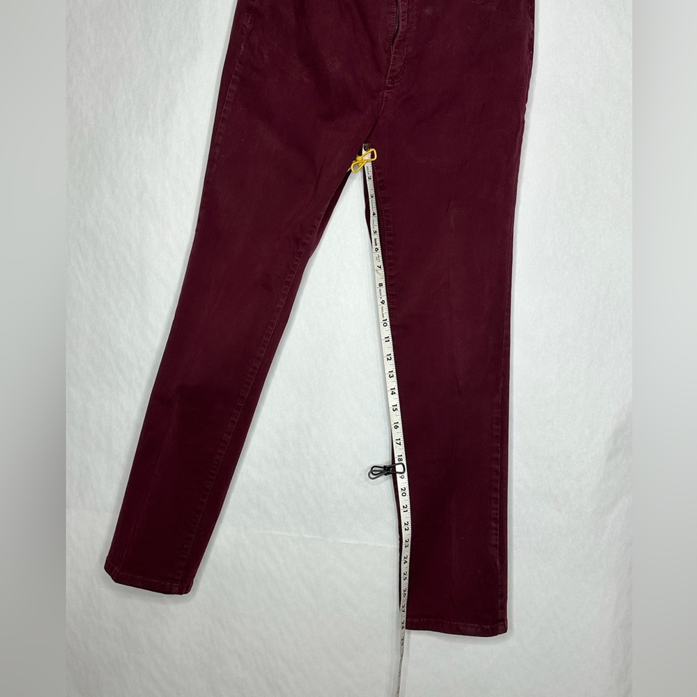 Charter Club Lexington Straight Cranberry Jeans Size 12 Coastal Preppy - Picture 11 of 12
